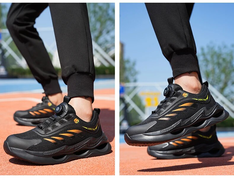 Kvalitetssäkerhetsstövlar Rotary Spänne Sneakers Oförstörbara Anti-smash Anti-punktering Arbetsskor för män_voghion.com