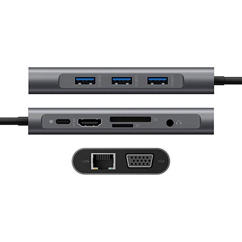 10-in-1 Type-C multifunctioneel dockingstation PD snellaadhub_voghion.com