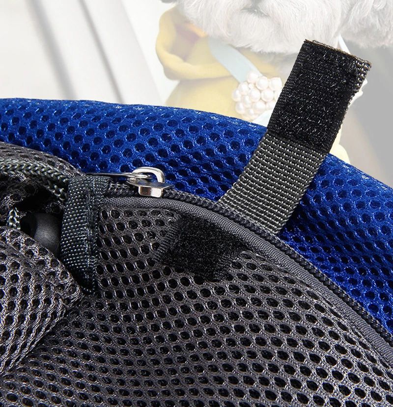 Mochila transportadora para mascotas, gatos y perros, bolso de viaje tipo bandolera de malla, ideal para llevar suministros de transporte de mascotas._voghion.com