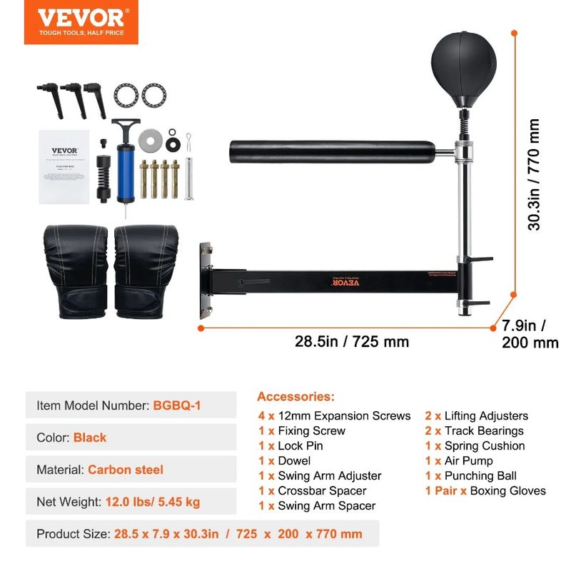 Bar Wall Spinning Mount Boxing With Boxin Trainer Adjustable Boxing Speed Punching Ball Spinning Gloves Boxing With Bar Bar Re_voghion.com