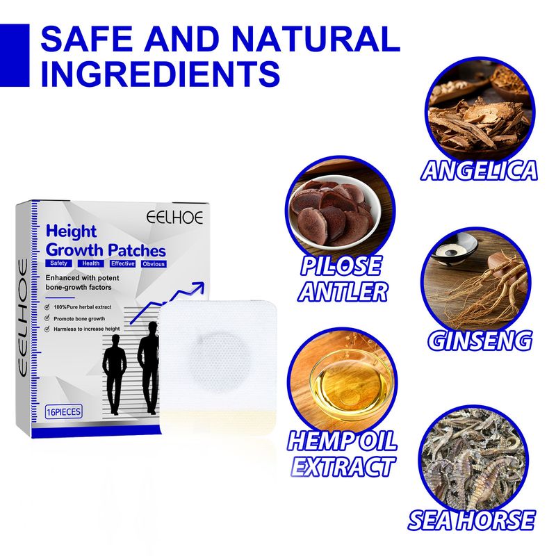 EELHOE Körpersanfte Massage Höhenwachstumshilfe Fußpflegepflaster_voghion.com