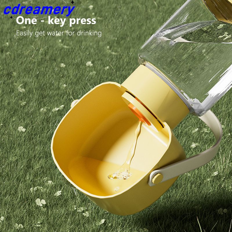 Gamelle d'eau portable pour chien, bouteille d'eau légère de qualité alimentaire avec distributeur de nourriture, fournitures pour animaux de compagnie, tasse d'eau pour chien et chiot_voghion.com