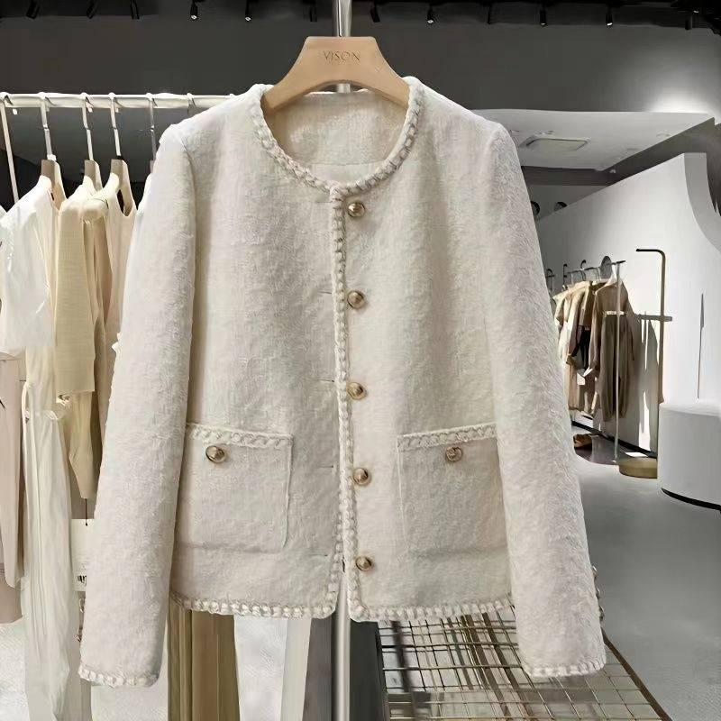 Ropa de mujer Chaqueta corta suelta de alta gama temperamento estilo dama superior_voghion.com