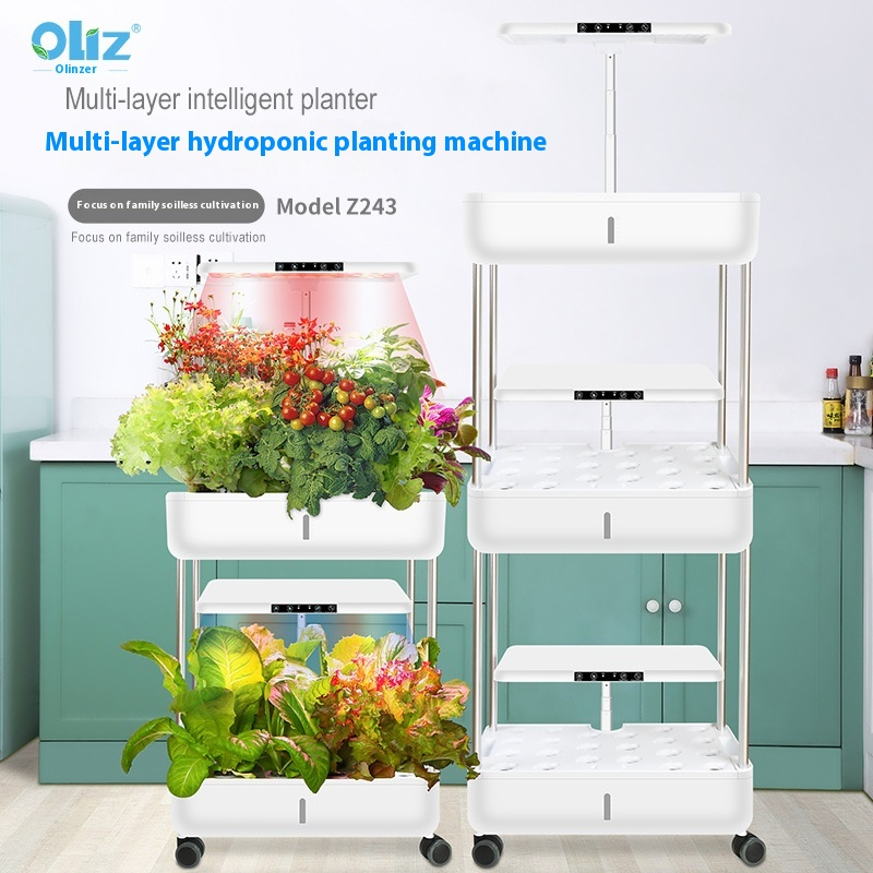 Mașină inteligentă de plantare hidroponică, complet automată, pentru uz casnic, mașină de plantare a legumelor, cultivare fără sol, plantare de legume în interior_voghion.com