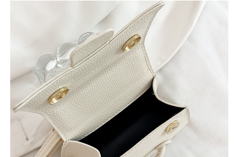 Mini Bag Fashionable And Versatile Belt Decorated Mini Bag Niche Handbag New High Value Shoulder Crossbody Small Square Bag_voghion.com