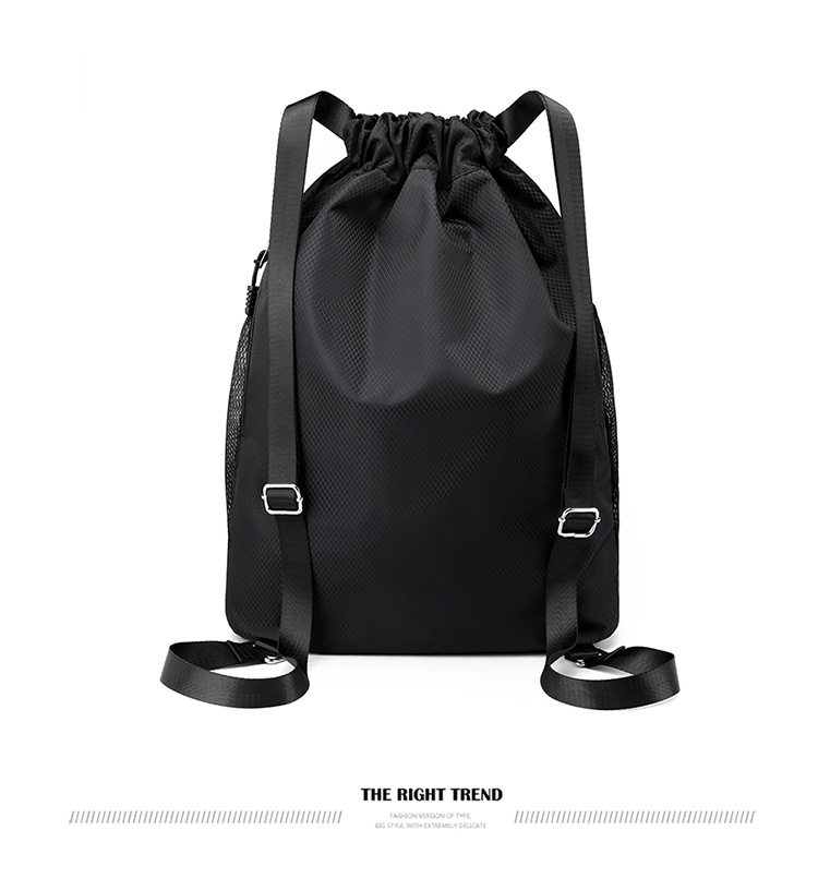Drawstring Backpack - Waterproof & Dry/Wet Separate Compartment, Lightweight Outdoor Sports Bag For Hiking, Gym & Travel_voghion.com