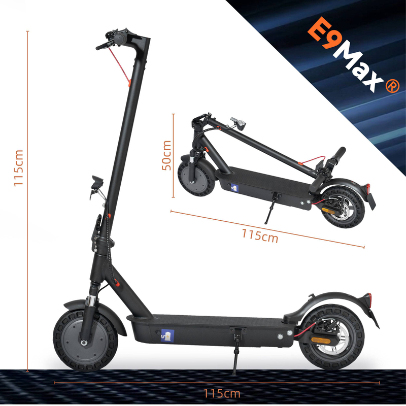 Vankel 500W Foldable Electric Scooter For Adults – 10" Tires, 36V 10Ah Battery, 35km Max Range, Dual Braking, App Control, ABE Approved_voghion.com