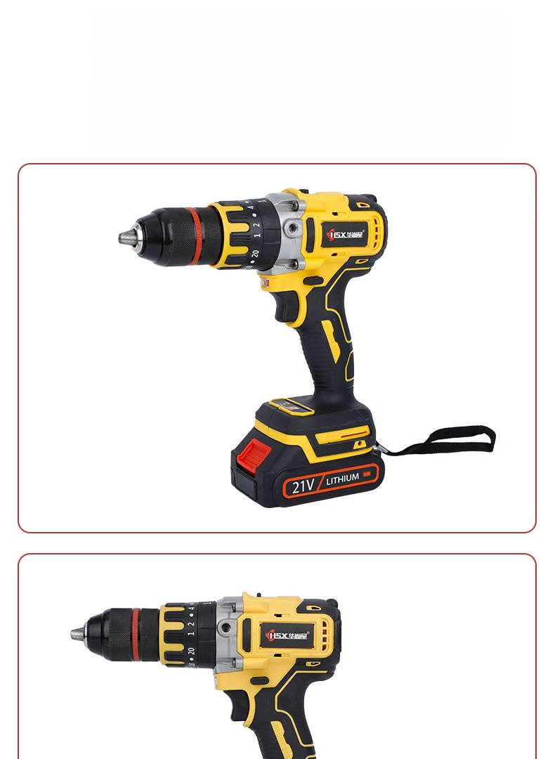 21V Brushless Cordless Drill With Multi-Speed Control & Full Accessory Kit – High Torque For DIY & Professional Projects_voghion.com