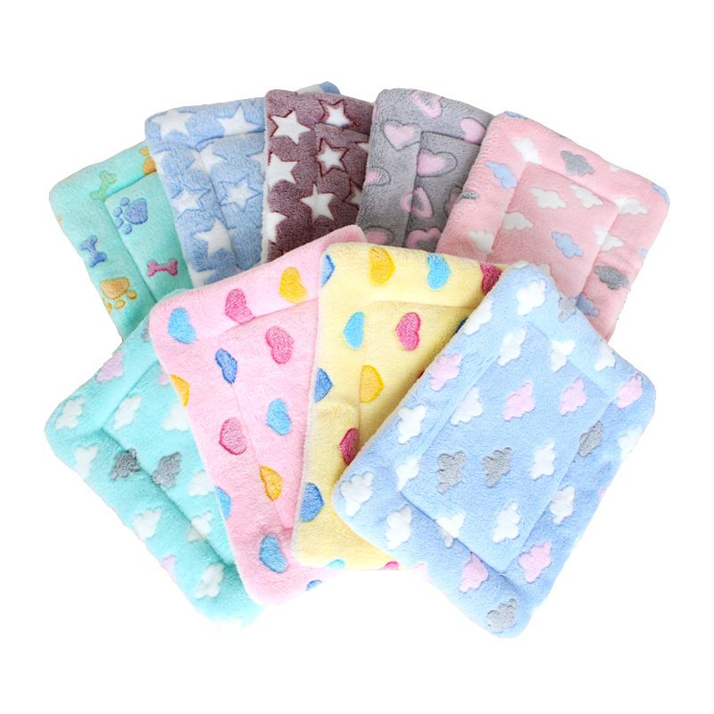 Tapete para gaiola de cachorro e gato, material para animais de estimação, tecido francês felpudo, lã coral_voghion.com