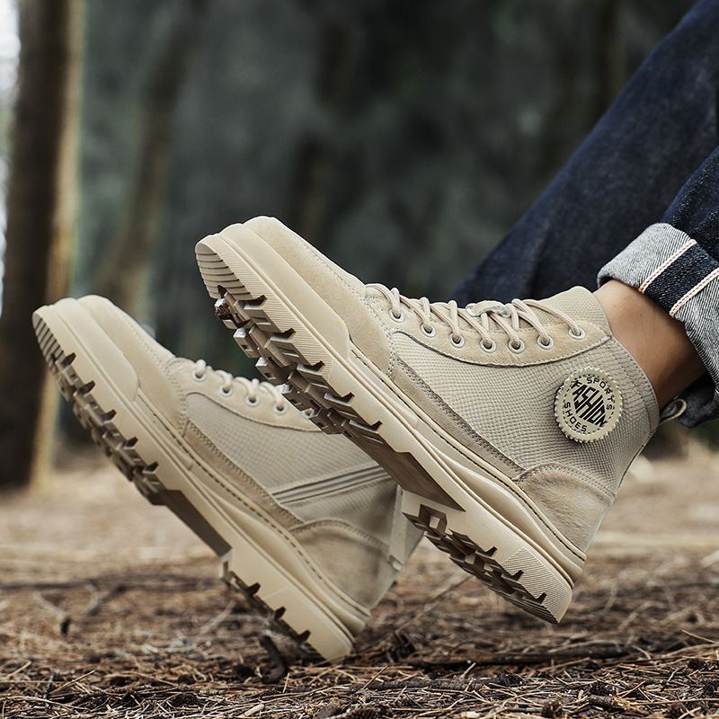 Scarpe sportive da uomo antiscivolo per esterni, scarpe casual con plateau, scarpe da papà rialzate, scarpe alla moda_voghion.com