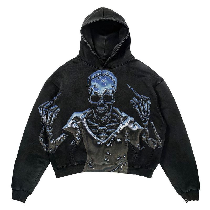 Herrenbekleidung trendiges 3D-Digitaldruck-Kapuzenpullover im Hip-Hop-Stil für Erwachsene und Paare, Freizeitjacke_voghion.com