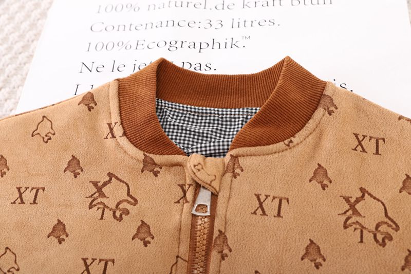 Berniukų viršutiniai drabužiai 2024 m. pavasariui ir rudeniui, nauja vaikiška striukė, stilinga moteriška laisvalaikio palaidinė kūdikiui_voghion.com