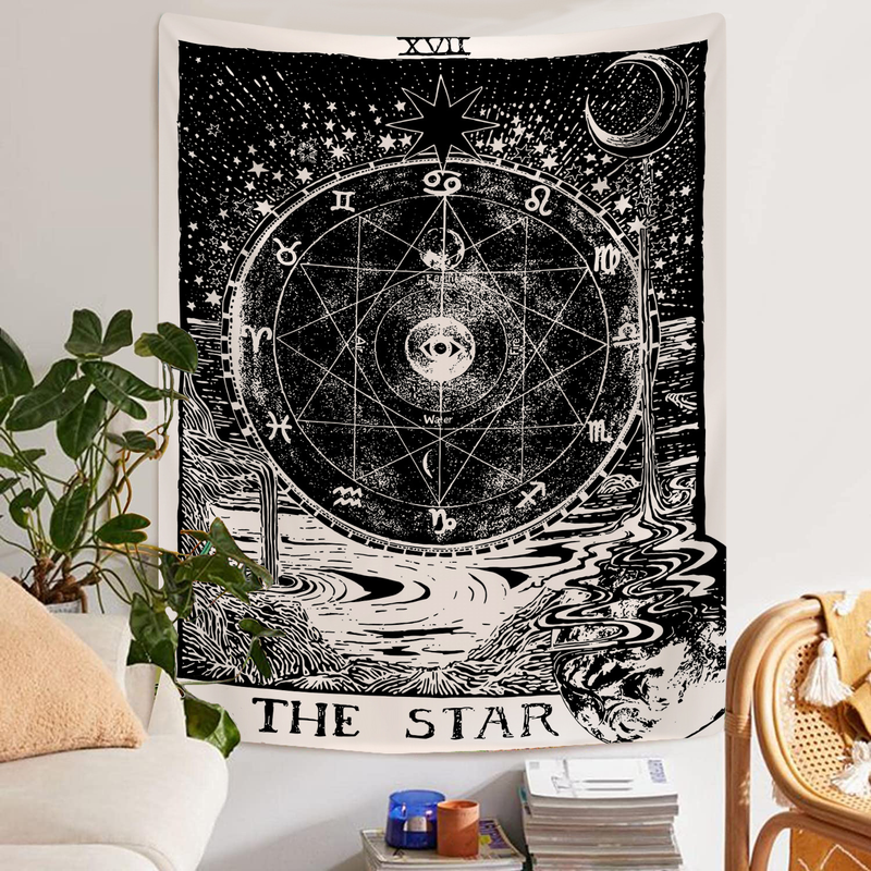 Opknoping clo Tarot merk Boheemse paar skelet achtergrond muur clo decoratieve wandtapijten omarmen home achtergrond_voghion.com