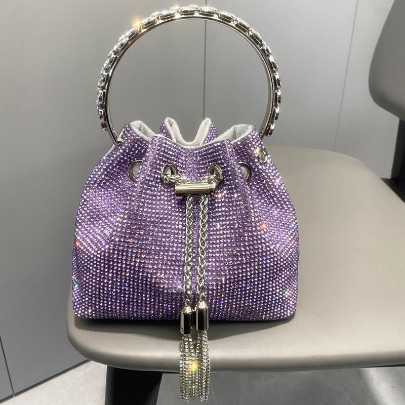 Portemonnees en handtassen voor vrouwen Luxe designer bucket clutch avondtas bankettas kristal strass schoudertassen_voghion.com
