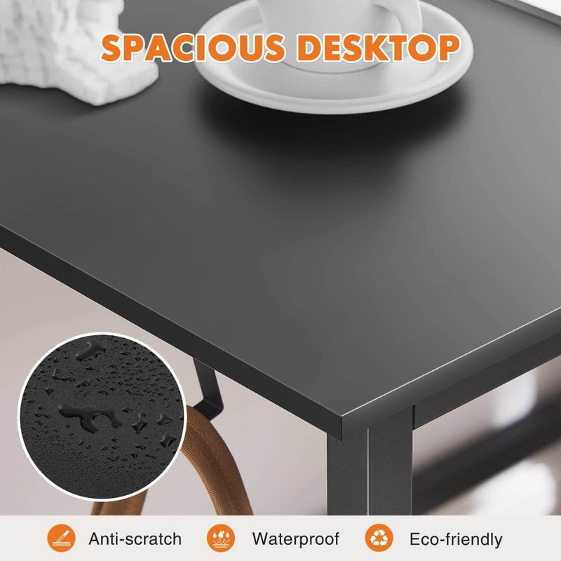 31 With Black Office Wooden Desks Inch Work Simple Storage Modern Style_voghion.com