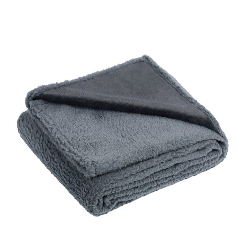Waterproof Blanket Flannel Fleece Composite Thickened Pet Mat Dog Bed_voghion.com