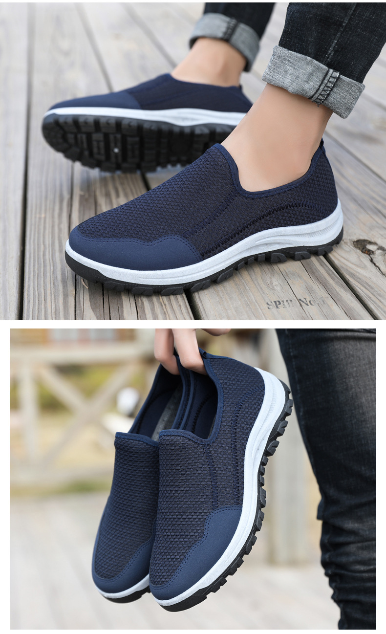 Man Tennis Arbetsskor Bekväma Sneakers Gummisula_voghion.com