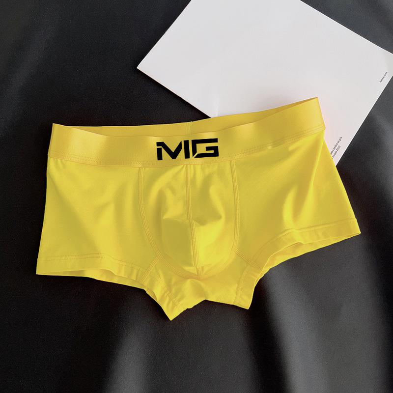 Teenagers Men's Underwear Cotton Boxer Briefs Boys Sports Breathable Trendy Boxer Shorts Head_voghion.com