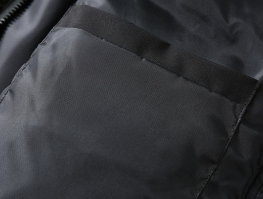 Men's Y2K Puffer Vest - Minimalist Print Quilted Sleeveless Jacket (Black/Gray)_voghion.com