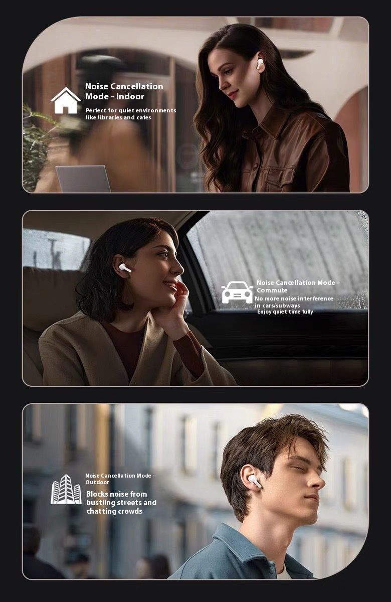 Écouteurs Bluetooth sans fil A9PRO avec ANC, écran couleur, 8 h d'autonomie, mode jeu à faible latence, NFC et contrôle par application_voghion.com