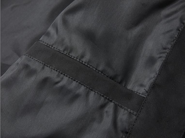 Spring 2026 Fashion Sport Outerwear Men 100% Polyester Stand Collar Splicing Embedded Reflective Thread Raglan Sleeve Loose Thin Zipper Jacket M-4XL_voghion.com