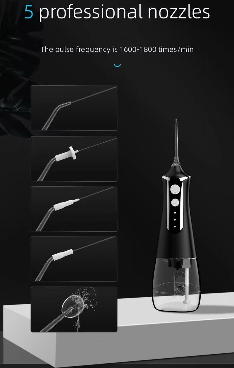OEM 300ml Viaggio Aereo Pow Flosss Usb Pick Denti Pulizia Elettrico Irrigatore Orale Portatile Cordless Dentale Wat_voghion.com
