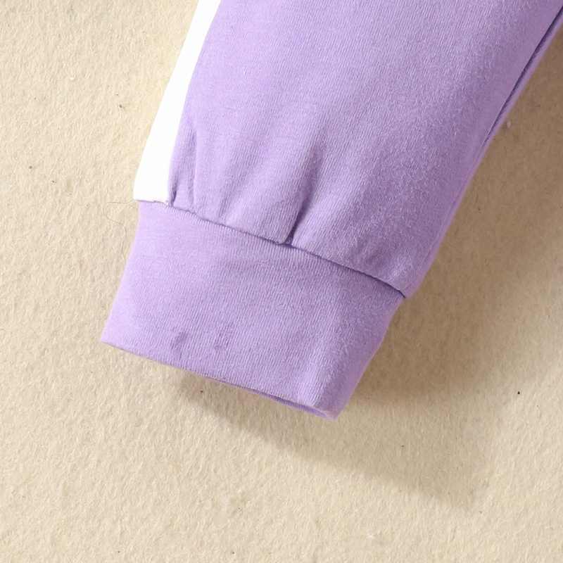 Babytøjz baby hættetrøje med bogstavtryk sweater lomme pullover bukser jakkesæt kvindelig skat todelt sæt_voghion.com