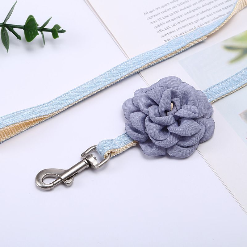 Pettorina per cani e gatti, modello piccolo, con motivo a fiori, anti-fuga, traspirante, regolabile, tipo gilet_voghion.com