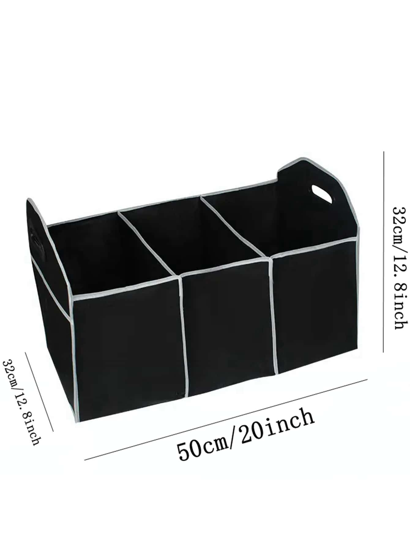 Bolsa de almacenamiento de carga para maletero de coche, caja de almacenamiento negra plegable para coche y maletero_voghion.com