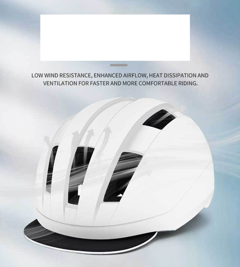 Fritidscykelhjälm för utomhusbruk Ventilerad pendlarcykelhjälm för vuxna_voghion.com