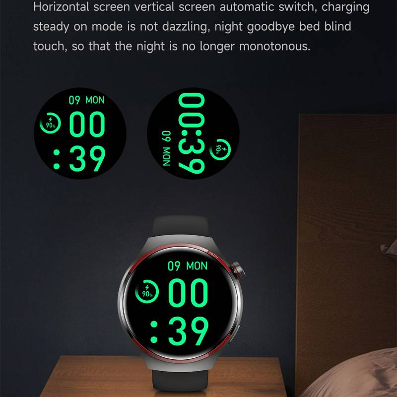 2024 Neue Watch 4 Pro GPS Smartwatches Herren AMOLED HD Bildschirm Bluetooth Anruf NFC IP68 Wasserdichte Uhren Herzfrequenz Smartwatch Frau_voghion.com