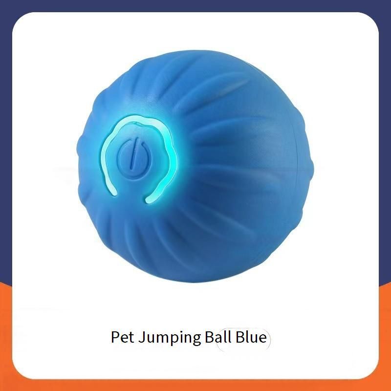 Interactieve kattenspeelbal met touw - Zelfvermaak, duurzaam, kauwbestendig ontwerp, automatisch rollend voor speelse katten (verschillende kleuren en stijlen)_voghion.com