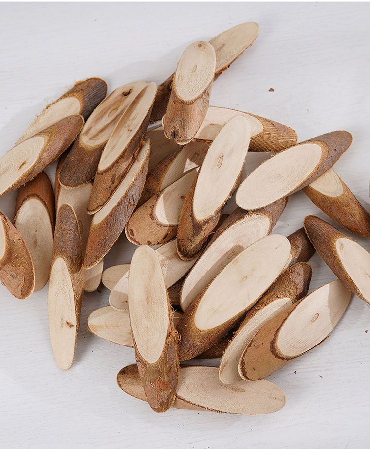Small Wood Chips Handmade Materials Branch Round Pieces Kindergarten Activities DIY Environmental Creation Natural Log_voghion.com