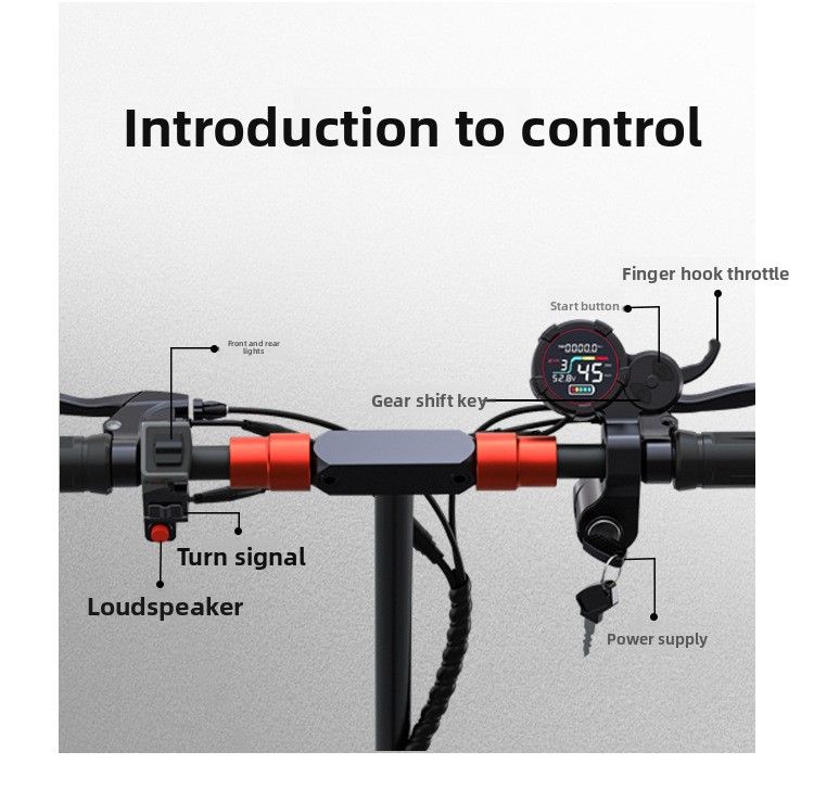 J11 Portable Off-Road With Seat For Adults, Foldable Electric Mobility Scooter_voghion.com