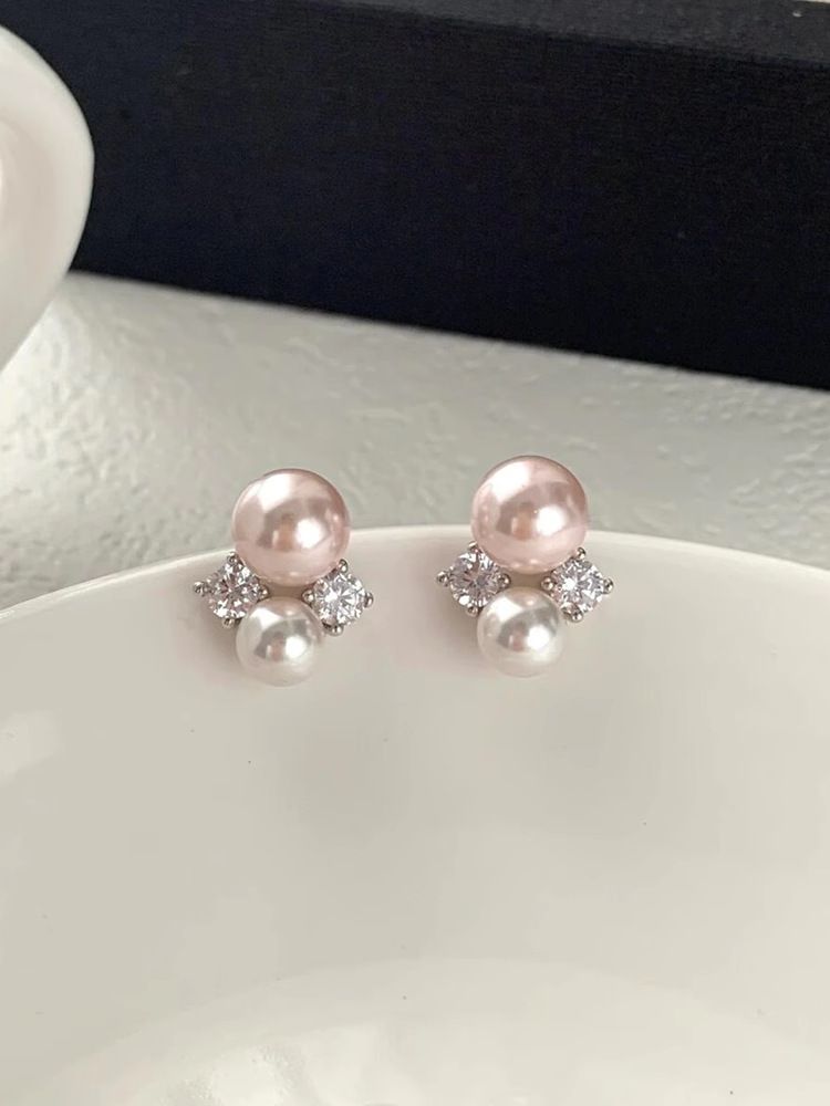 Hochwertige Perle für Frauen 2025 Neue luxuriöse elegante High-End-Ohrringe Kleiner und exquisiter Ohrschmuck_voghion.com
