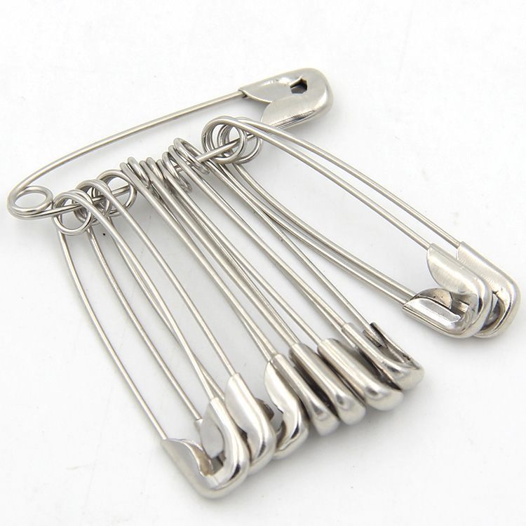 Unbeatable Quality Fixed Clothes Anti-exposure Old-Fashioned Simple Large Safety Lock Needle Paper Clip Brooch Closing Buckle Card Pin_voghion.com