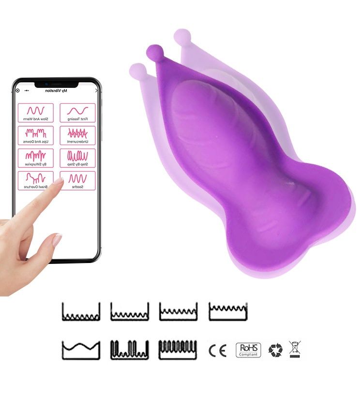 luckyqqyp App-gesteuerter Vibrator für Frauen, unsichtbarer Vibrationsmasturbator, Klitorismassagegerät, Erotikartikel_voghion.com