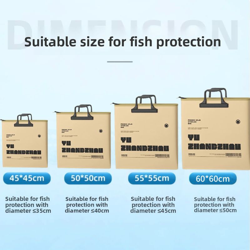 Nueva bolsa de pesca plegable impermeable y engrosada de EVA multifuncional de la serie Dila Color._voghion.com