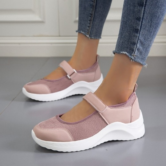 2023 Spring Summer New Fashion Women's Casual Shoes Platform Wedges Round Toe Pumps Female Large Size Sport Shoes Zaptos_voghion.com