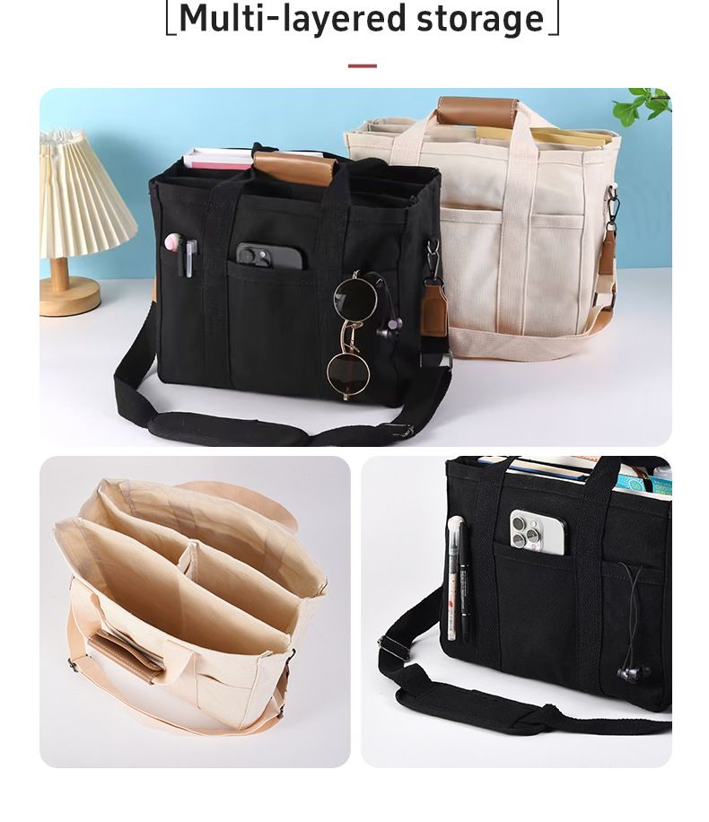 mommy bag modieuze multifunctionele moeder en baby schoudertas draagbare canvas_voghion.com