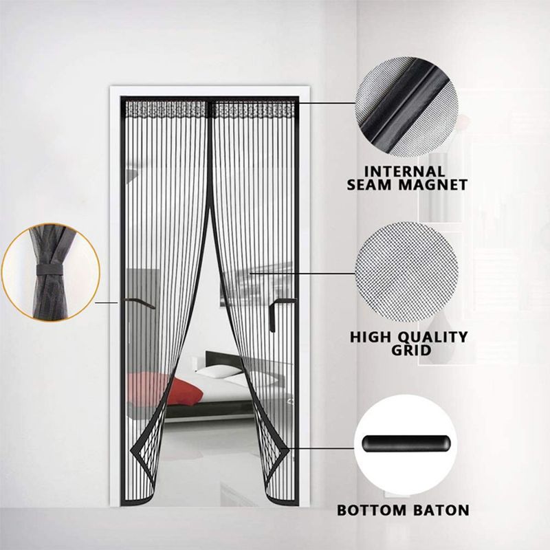 Manyetik Kapı Perdesi Manyetik Şerit Anti Sivrisinek Kapı Perdesi Manyetik Yumuşak İplik Kapı Perdesi Anti Sivrisinek İplik Kapı Perdesi Anti Sivrisinek El Yapımı_voghion.com