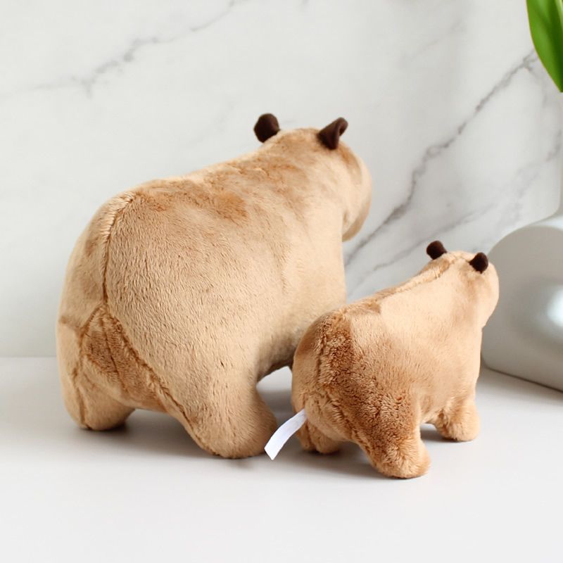 18/30cm Capybara Rodent Plush Toy Cartoon Animal Hydrochoerus Hydrochaeris Plush Doll Soft Toy Christmas Gift Toys For Children_voghion.com