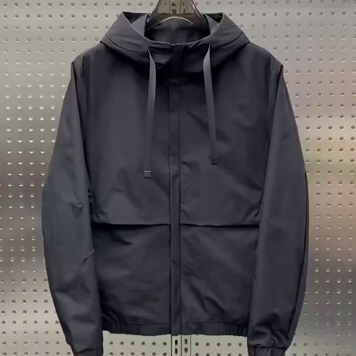 Ins Trendy Brand Hooded Men, Herbst und Winter Korean Style Casual Hoodie, Slim Fit Short Large Size Jacke für Männer_voghion.com