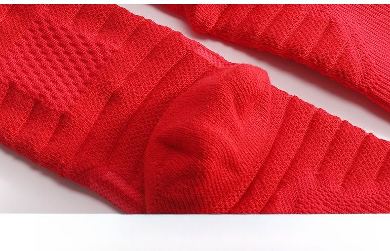 Professional Sports Socks Mesh Breathable Men's Non-slip Thickened Towel Bottom Sweat-absorbing Children's Medium Tube Socks Elite Basketball Socks_voghion.com