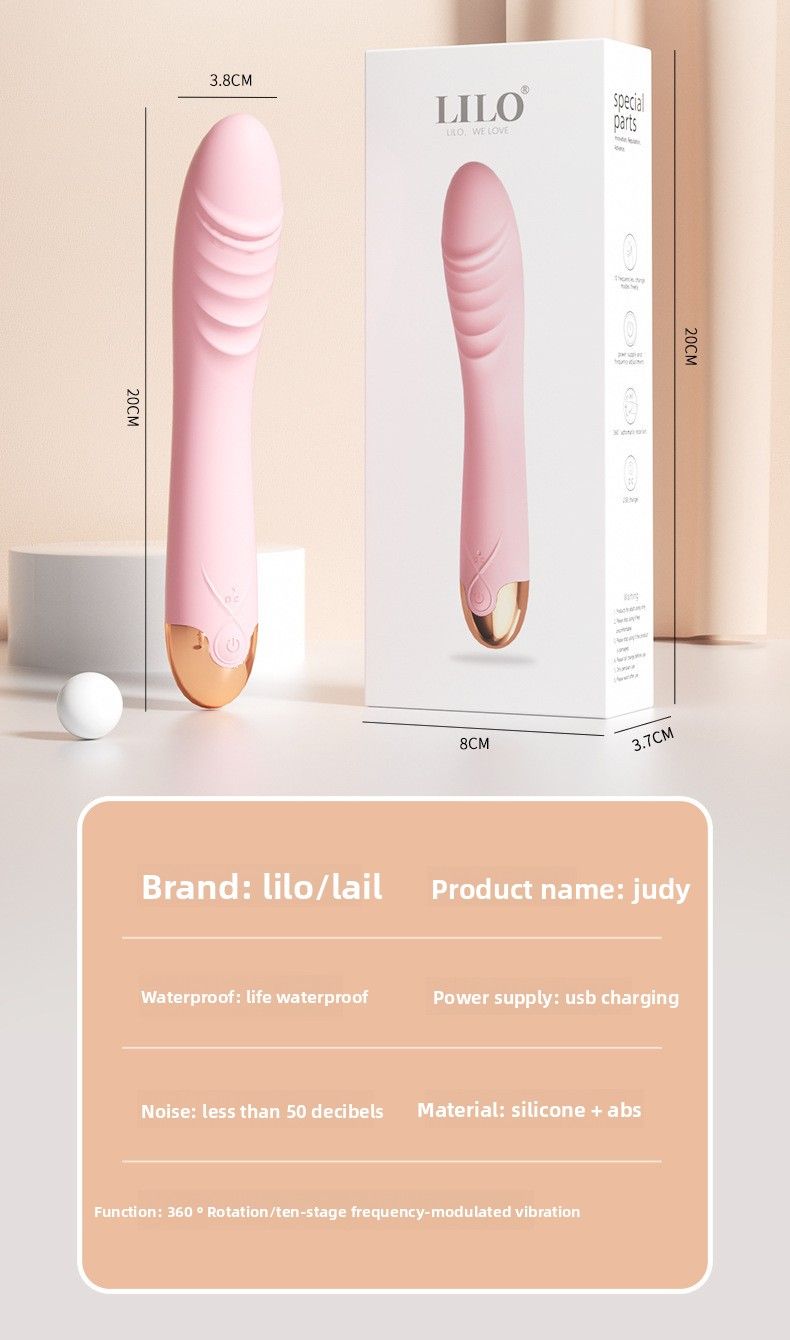 Laile Judy Multi-frequency Vibrator Rotating Swinging AV Stick Female Masturbator Adult Sex Toy Cross-border_voghion.com