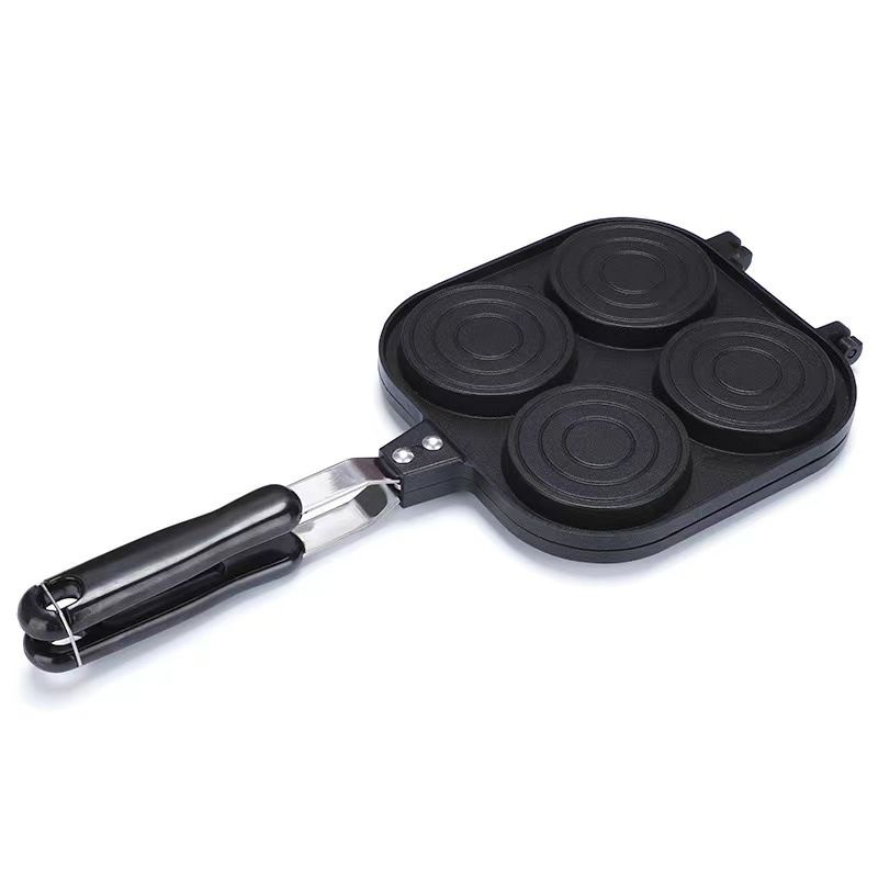 Home Breakfast Red Bean Food Supplement Wheel Cake Pan Double-Sided Non-Stick Egg Burger Baking Tool_voghion.com