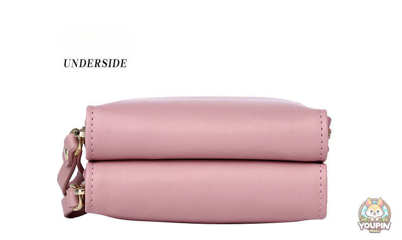 Korean version fashion multi-card vertical mobile phone bag mobile phone storage pu mobile phone bag female crossbody zipper double layer female_voghion.com