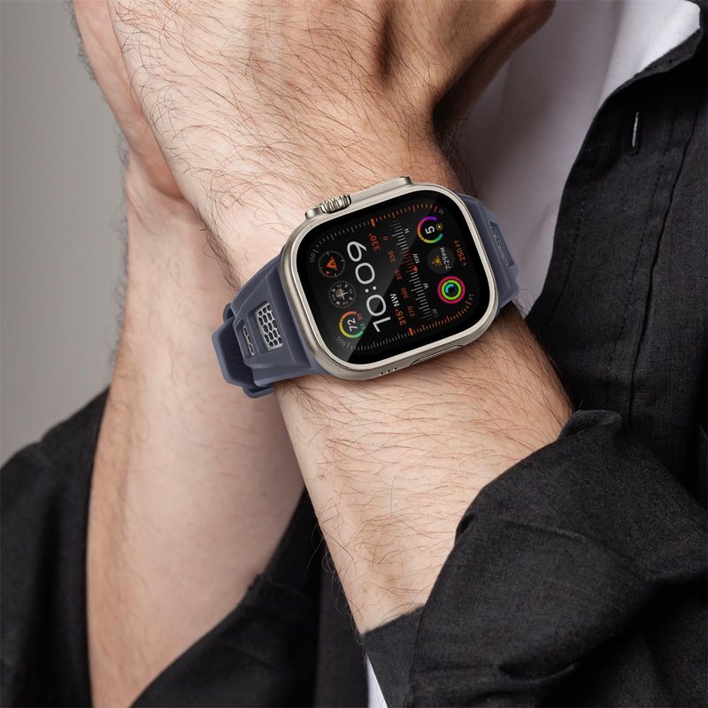 Pulksteņa siksniņa iwatch 42/44/45/49mm Silikona sporta modes pulksteņa siksniņa pulksteņu sērijai Ultra2 Se 9/8/7/6/5/4/3/2/1_voghion.com
