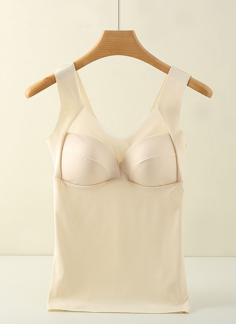 Soutien-gorge ajusté sans usure à bonnets fixes en latex exporté vers le Japon_voghion.com