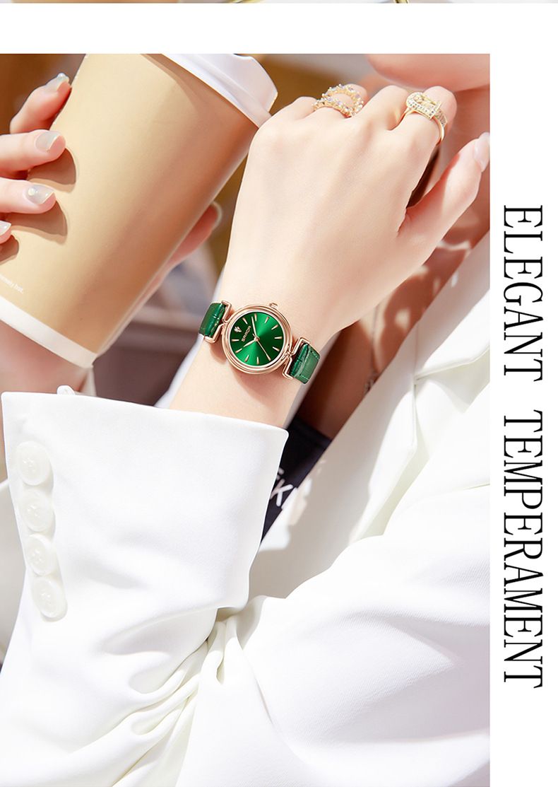 Women's Vintage-Inspired Quartz Watch With Mesh/Leather/Stainless Steel Strap, Minimalist Bar Dial, Light Luxury Casual Wristwatch Dial Watch Female_voghion.com